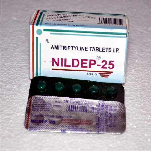 Dose of amitriptyline hydrochloride